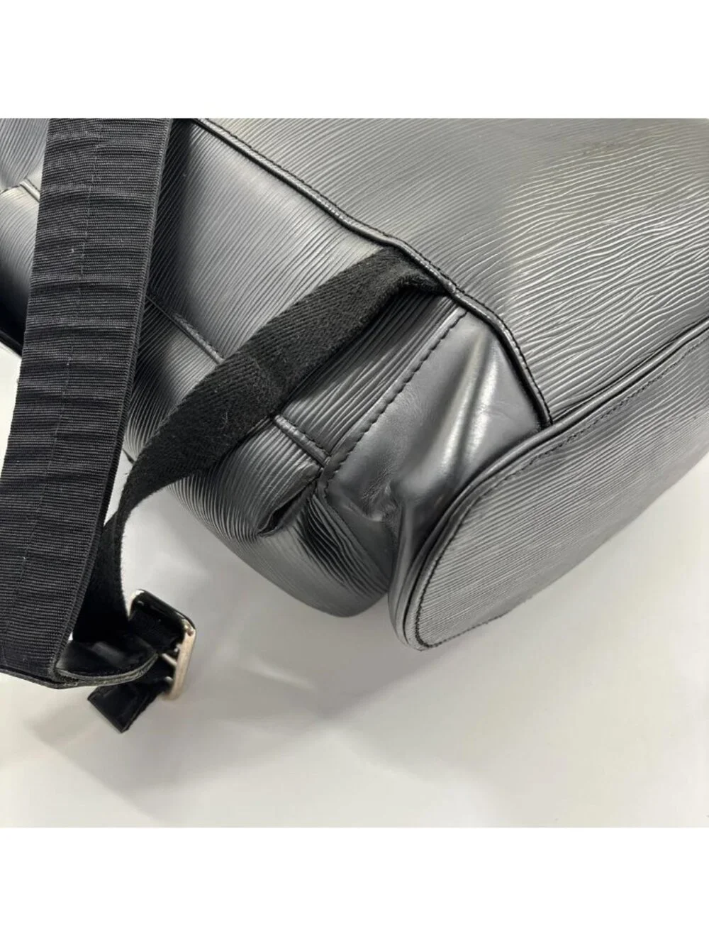 Louis Vuitton Super Christopher PM Epi Leather Backpack Black